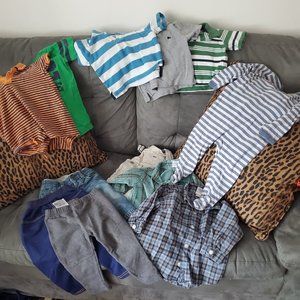 Baby Boy Summer Clothes Lot (6-12 Months)